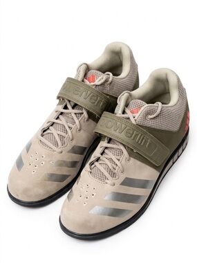 Adidas Powerlift 3.1 Tech Beige Weightlifting Shoes Men's Size 14 Gym